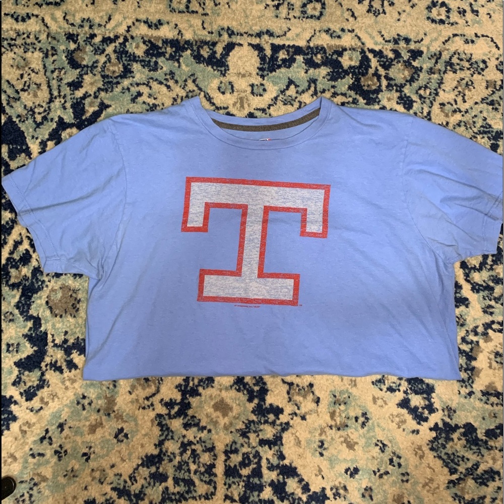 Texas Rangers Retro T Logo Powder Blue